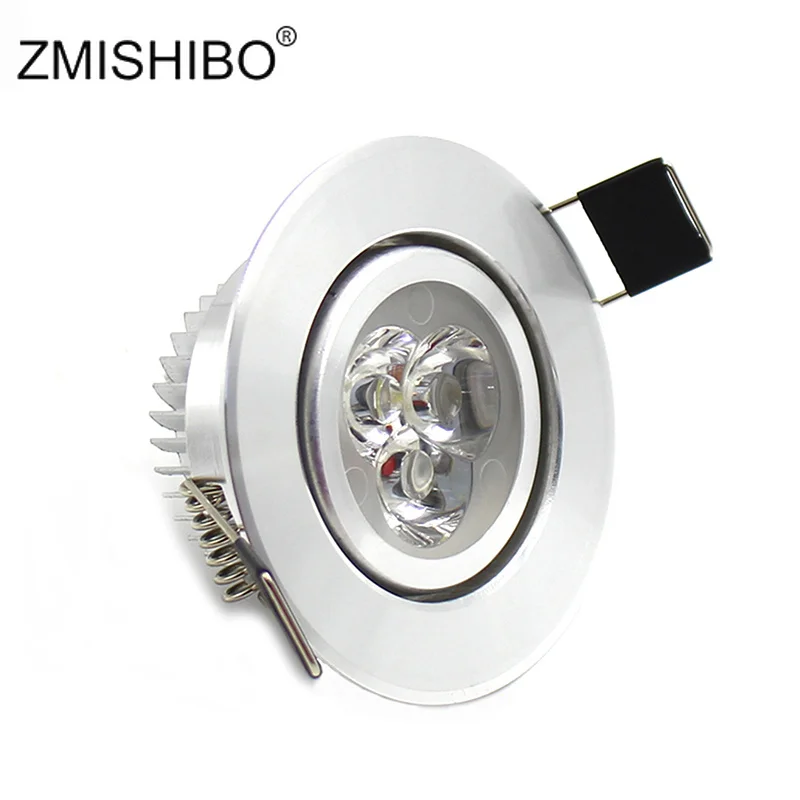

ZMISHIBO LED Round Recessed Led Downlight 110-240V 3W 5W 55/70/90MM Cut Hole Spot Lamp Angle Adjustable For Living Room/Bed room