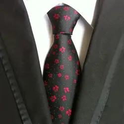 Для Мужчин's костюмный галстук полиэстер шелк печатных полосой жаккардовые галстуки цветочный Gravata для мужчин s бизнес Vestidos шеи галстук
