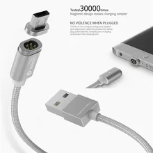 Original WSKEN X-Cable Mini 2 Magnetic Cable Fast Charge Cable For iPhone Samsung Andoid Support Data Transmission Nylon Cable
