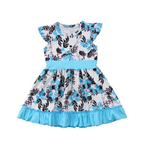 

Fashion Kid Baby Girls Dresses Clothing Floral Party Pageant Princess Tutu Mini Formal Gown Dress Clothes Girl 1-6T