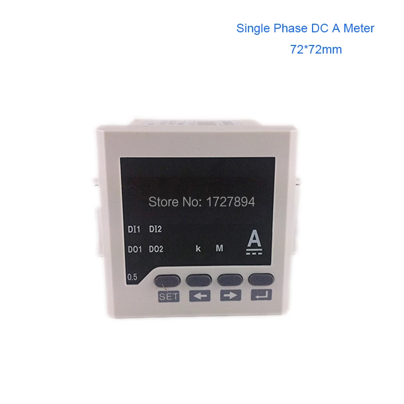 

Free shipping ! Panel mounted 72*72mm Single Phase DC AMP Meter,Digital DC ampere meter, 0-5A current meters