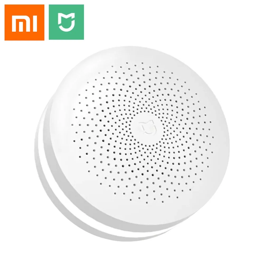 

2018 Version Xiaomi Mijia Multifunctional Gateway 2 Hub Alarm System Intelligent Online Radio Night Light Bell Smart Home Hub