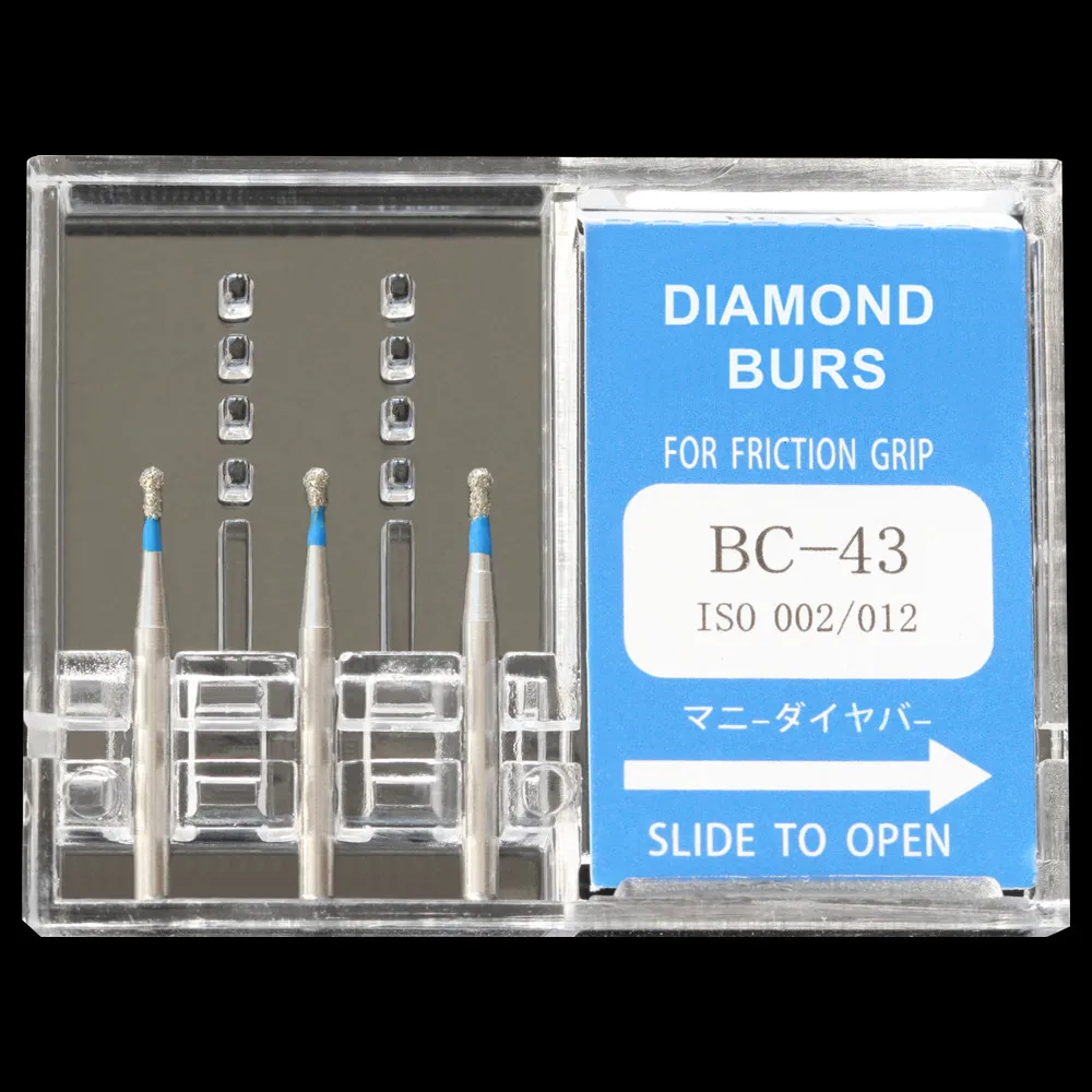 10 Коробки(30 шт.) зубные Алмазные Боры BC-31/BC-42/BC-43 полировщик дрель FG 1,6 мм высокой Скорость наконечник DIA-BURS