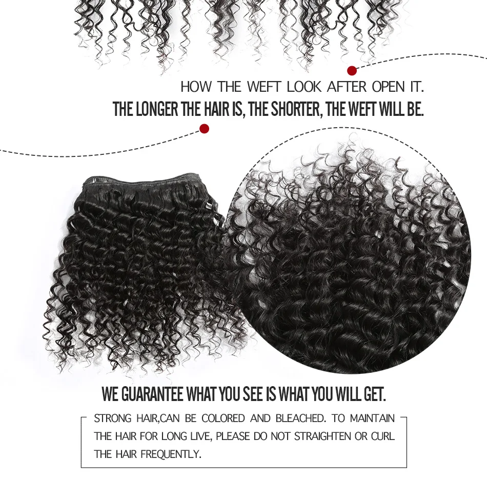 QueenKing волос бразильский глубокая волна Волосы remy натуральный Цвет 100% человеческих волос Связки 12-26 дюймов Бесплатная доставка