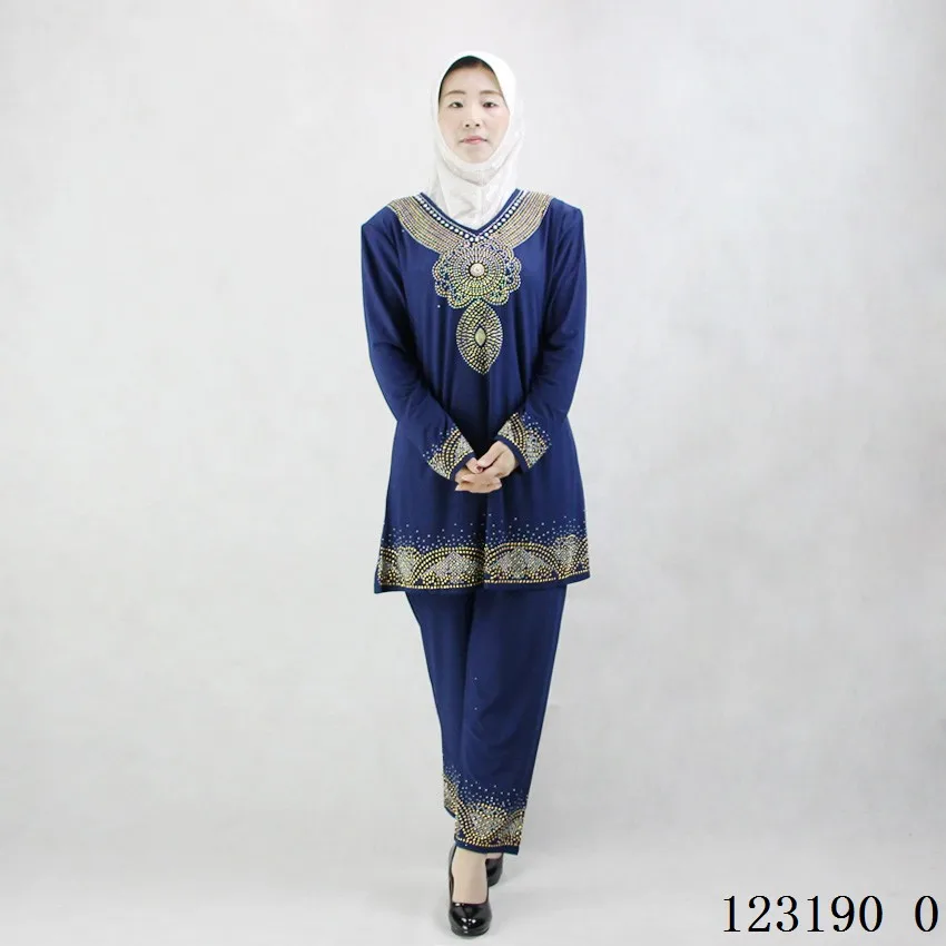 Мусульманская женская одежда Caftan турецкие платья abaya Дубай ислам кафтан турецкий халат в Малайзии Бурка Рамадан платье галабея - Цвет: robe dubai