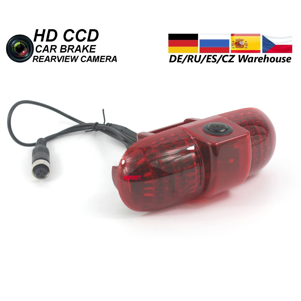 

Car Brake LED Light Reverse Parking Camera for OPEL VAUXHALL VIVARO TRAFIC COMBO Stop Light Rear View backup Camera AirPin CCD