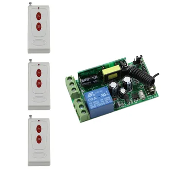 

AC 85V-250V RF Wireless Remote Control Switch Remote Switch 110V 220V Relay Module Transmitter Remote ON/OFF 315/433Mhz