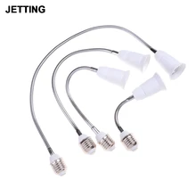 4 размера E27 к E27 адаптер конвертер светодиодный светильник лампочка переключатель лампа держатель Гибкий удлинитель адаптер гнездо 1 шт