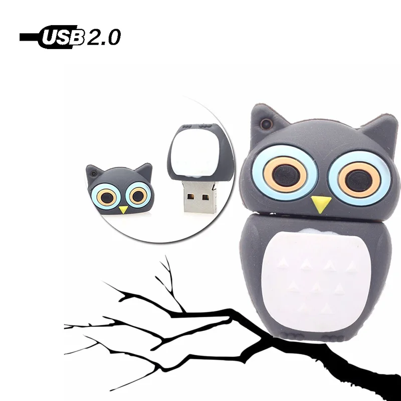 Сова Usb Симпатичный флэш накопитель с героями мультфильма U диск