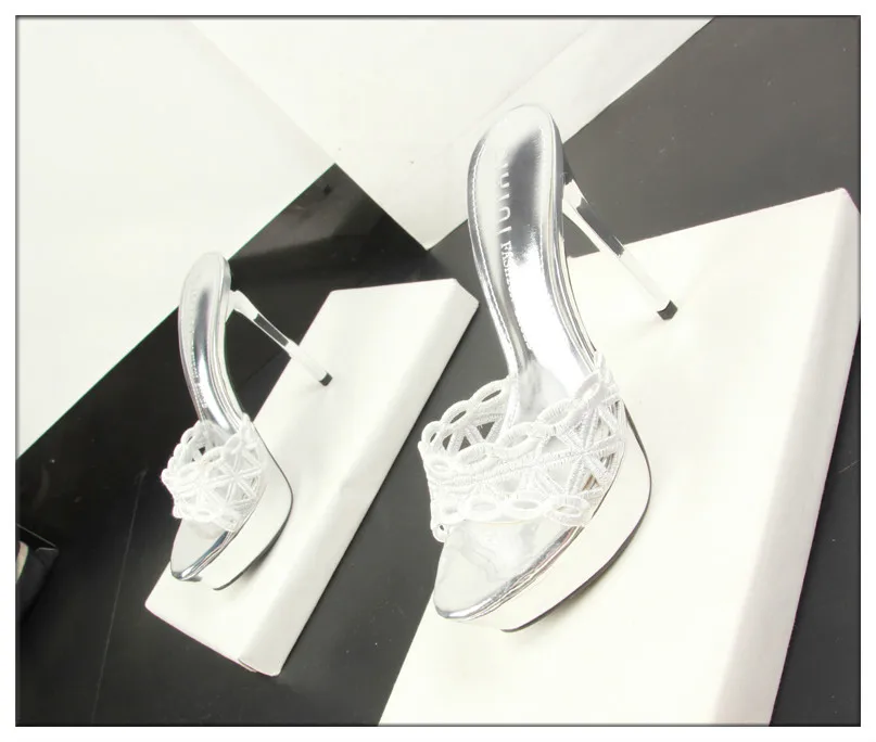 Г., шлепанцы женская обувь пикантная обувь из сетчатого материала на полой платформе и высоком каблуке 12 см женские летние босоножки на платформе femme chaussures mujer