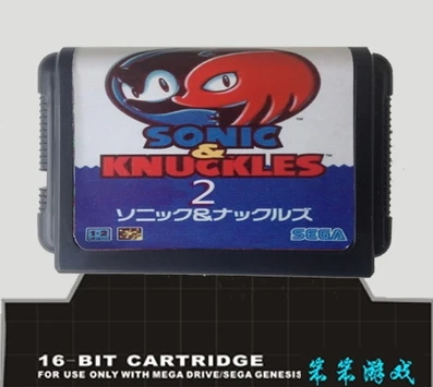 

Sonic & Knuckles 2 - 16 bit MD Games Cartridge For MegaDrive Genesis console
