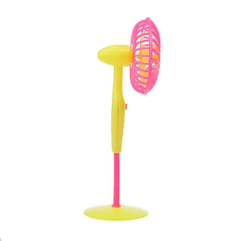 1 Piece Mini Plastic Fan Doll Accessories Doll Furniture Dollhouse For Barbie Dolls Girl Toys Gift