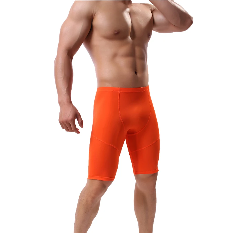 Breathable Mens Sexy Sleepwear Casual Comfy Homewear Sleep Shorts Knee