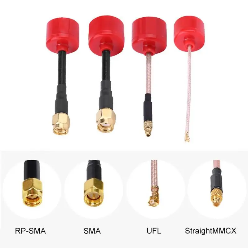 Lollipop 5 8G 2.3dBi RHCP Супер Мини FPV антенна SMA RP UFL MMCX передатчик для RC гоночного