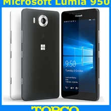 Разблокированный мобильный телефон microsoft Lumia 950, Windows 10, 4G LTE, GSM, 5,2 Дюймов, 20 МП, wifi, gps, Hexa Core, 3 Гб ram, 32 ГБ rom