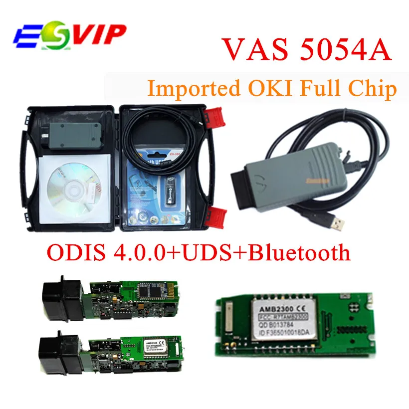 

5pcs/lot DHL Free VAS5054A ODIS V4.4.10 Bluetooth Support UDS Protocol 5054A Lowest price VAS 5054A imported Full Chip VAS 5054