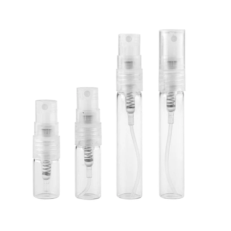 Jual 100 Pieces lot 1 Ml 2 Ml 3 Ml 5 Ml Mini Parfum Kaca Botol Semprot Isi Ulang Botol Kosong Wadah Kosmetik portable Botol Semprot