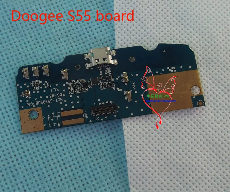 

DOOGEE S55 Lite USB Board with Microphone and Home Button for DOOGEE S55 Charger Port Dock Charging Micro USB Slot