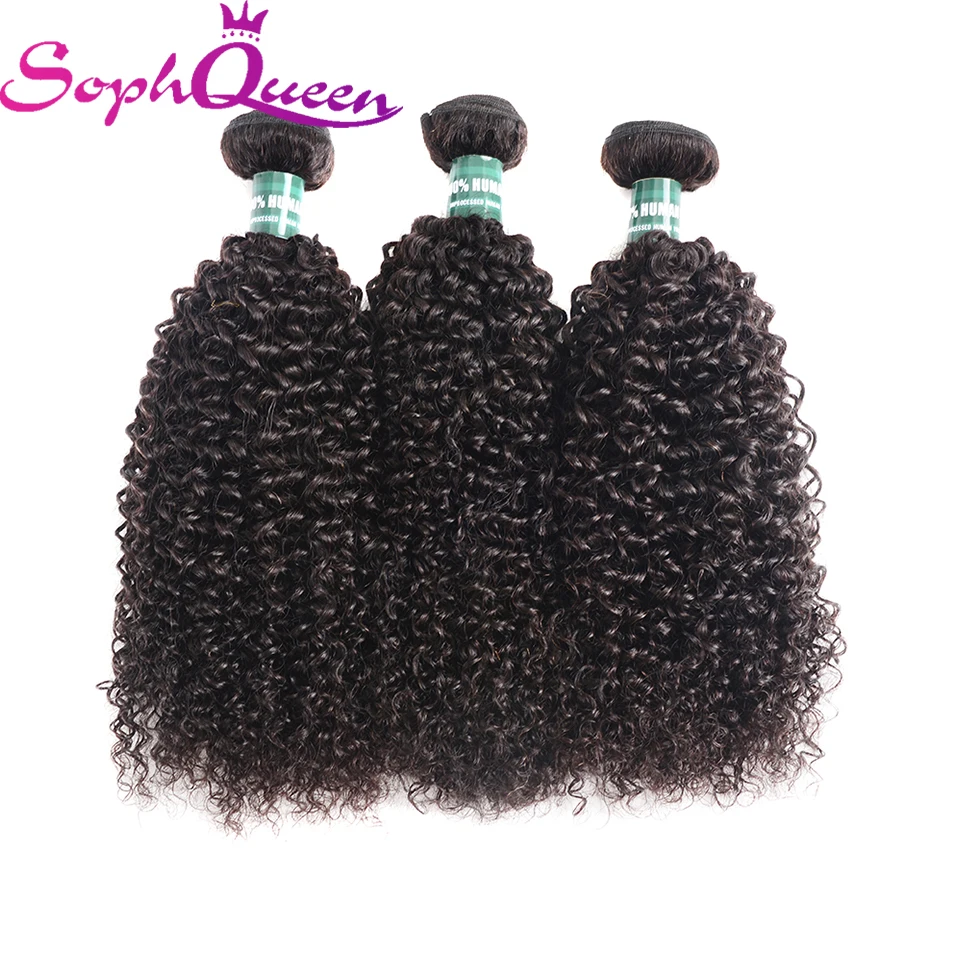 Soph Queen Hair Mongolian Hair Weave Kinky Curly Bundles With Closure 100% Human Hair Remy Hair Extensions Natural Color Soph Queen Hair Mongolian Hair Weave Kinky Curly Bundles With Closure 100% Human Hair Remy Hair Extensions Natural Color