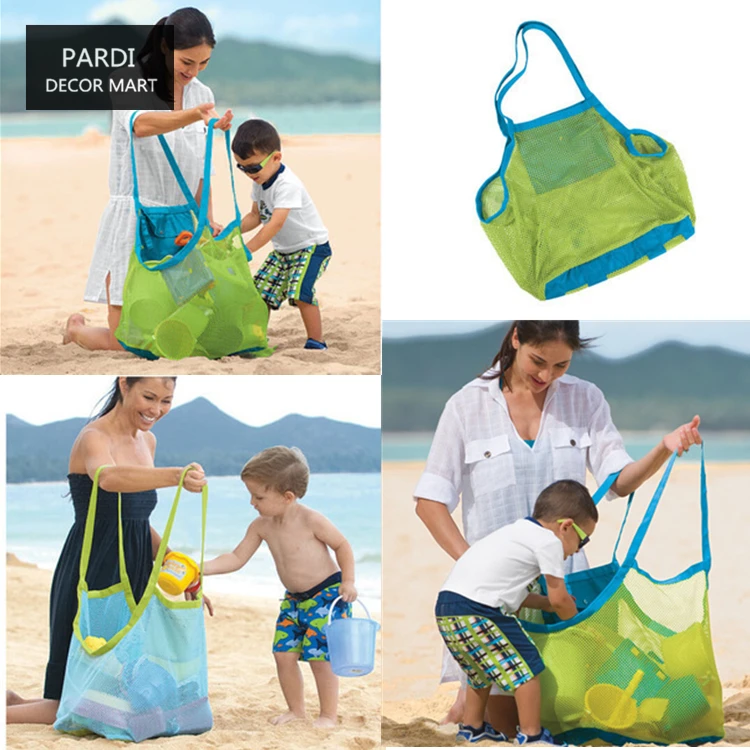 Large size Sandbeach Toys storage bag beach tools storage kids outside