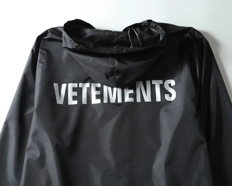 Vete для мужчин ts куртка для мужчин и женщин уличная одежда плащ водонепроницаемый DHL с буквенным принтом Vete для мужчин ts куртка