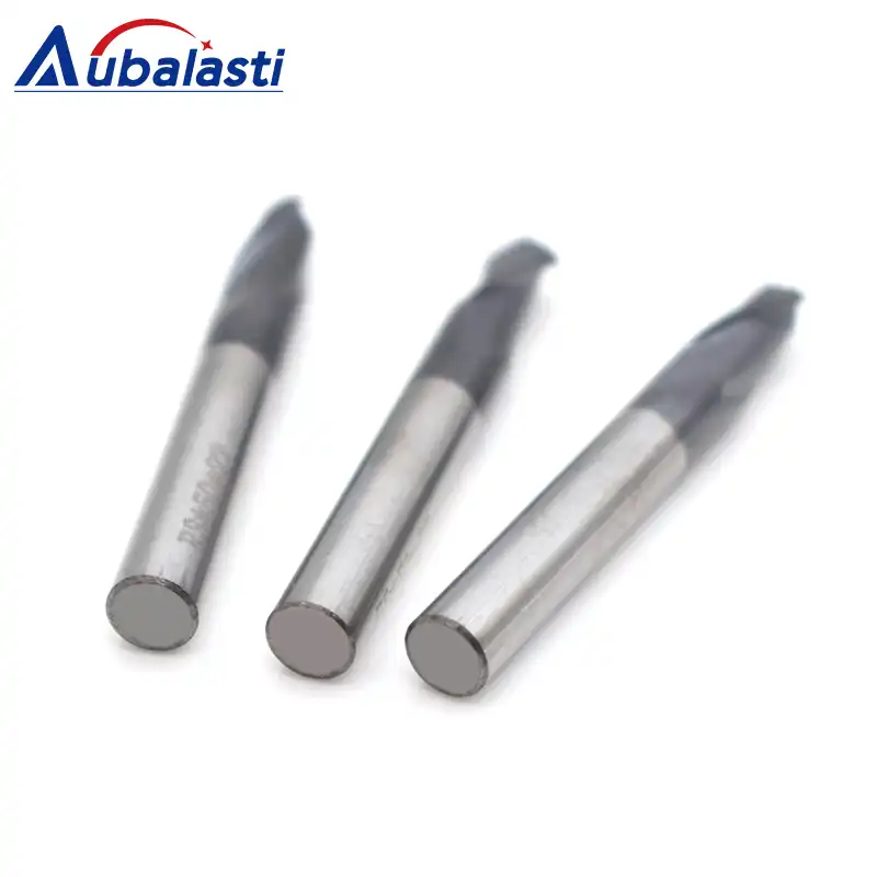 1x HRC45 Solide Carbide Ball Nose End Mill 2 Flute Milling Cutter Accessory
