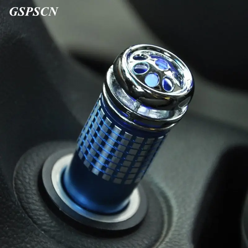 

GSPSCN Vehicle Air Purifier 12V Mini Auto Car Fresh Air Anion Ionic Purifier Oxygen Bar Ozone Ionizer Cleaner Cigarette lighter