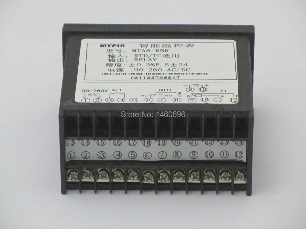 90-265 в AC/DC Цифровой F/C PID регулятор температуры Термостат 96WX48HX80L TA8-SNR SSR выход(1 Сигнализация)+ 2 м K термопара