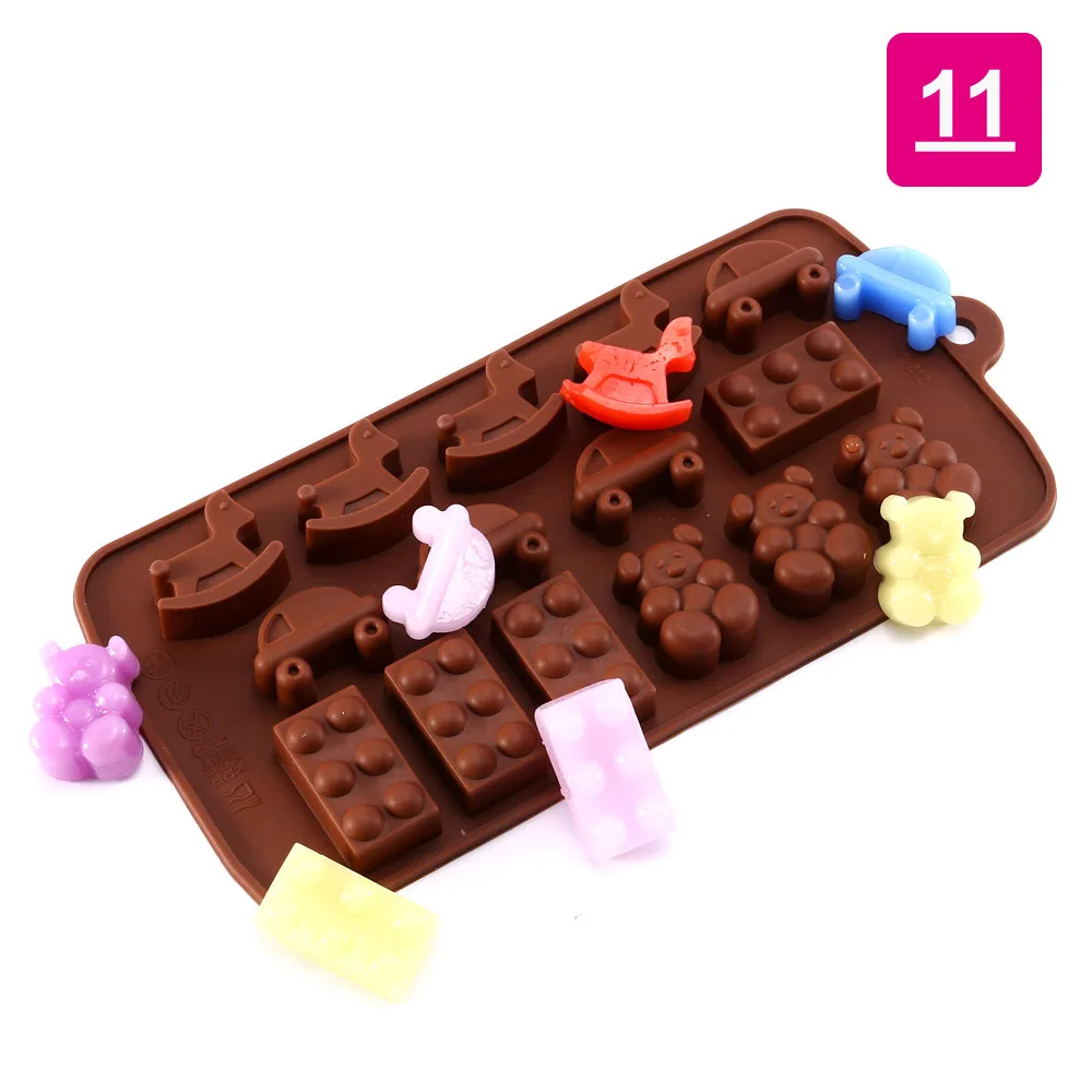 T0922A0195D silicone mold brown detail 11