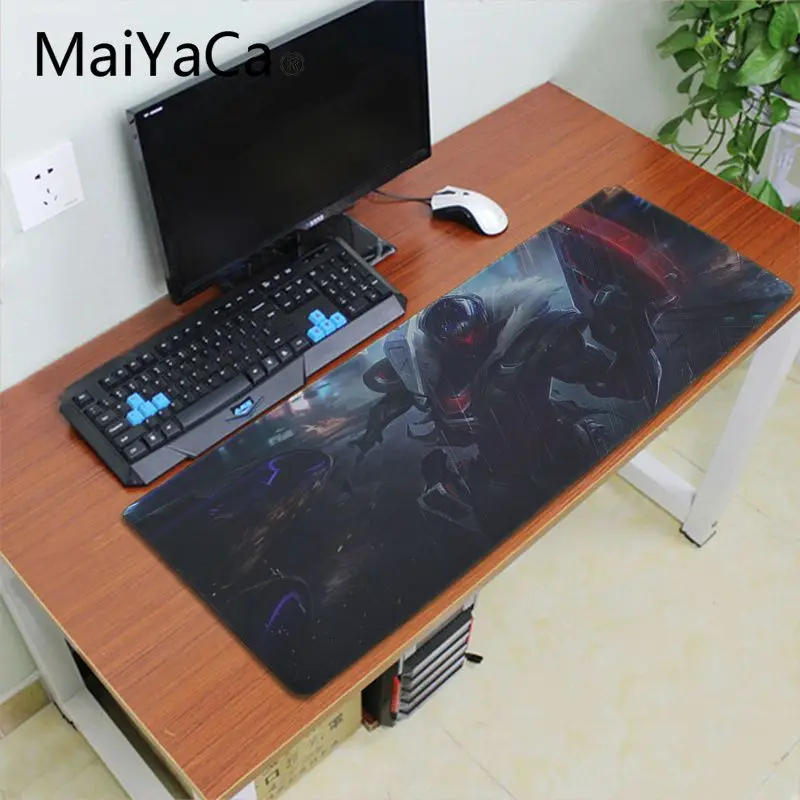  Maiyaca Boy Gift Pad league of legend jhin Beautiful Anime Mouse Mat Locking Edge gaming Mousepad M