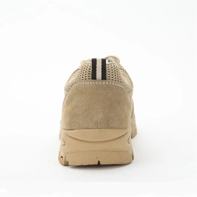 Men's work safety shoes steel toe cap fashion breathable sports shoes breathable lightweight summer men's sports shoes35-47