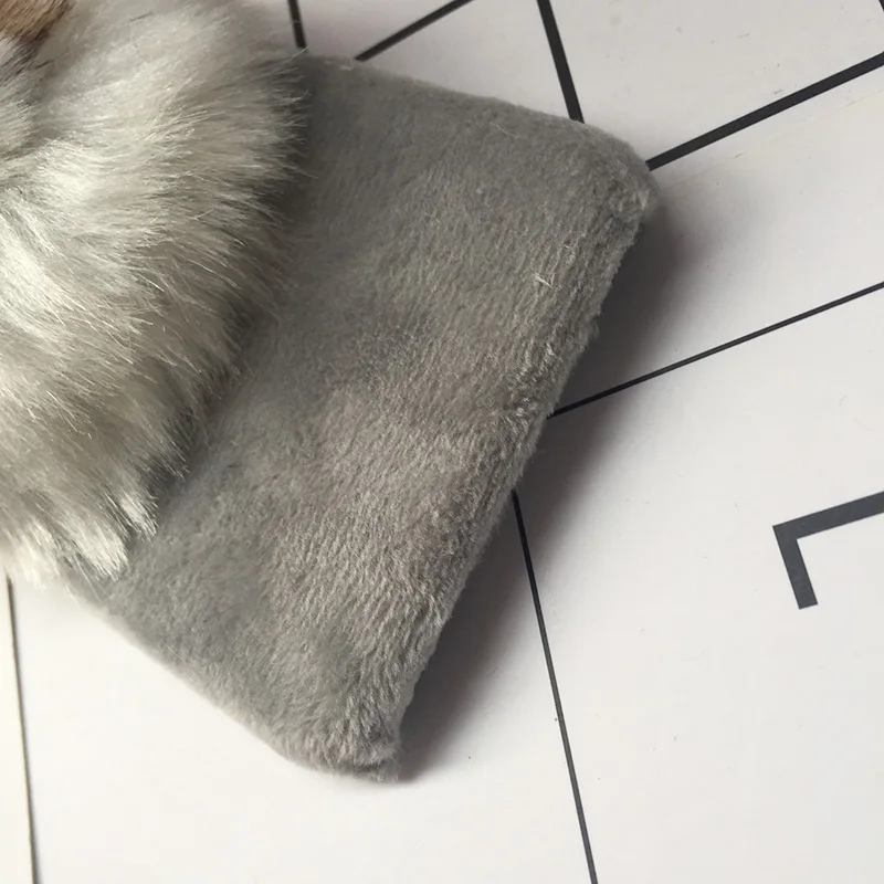 Cute DIY Cat Panda Furry Warm Cases For iphone 6 6S Plus 7 7Plus 8Plus Hard PC Plush Hair Fur Back Cover For iPhone X Shell New  (6)