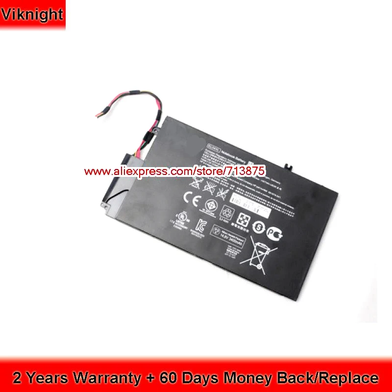 

Genuine 14.8V 3400MAH 52Wh 681879-1C1 681949-001 EL04XL Battery for HP ENVY 4-1000 EL04XL HSTNN-IB3R 4-1007TX TPN-C102