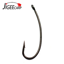 Hameçon de pêche à la carpe à longue tige, crochets à longue tige, enduit, pour plate forme de carpe, accessoires, 30 pièces 