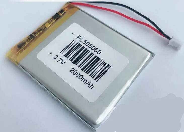 Литий полимерная аккумуляторная батарея 505060 3 7 В 2000 мАч|rechargeable battery|battery 3.7vbattery 3.7v