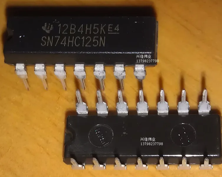 10 шт. Новый SN74HC125N DIP14 посылка логики буфера/драйвер линии чип неинвертирующий |