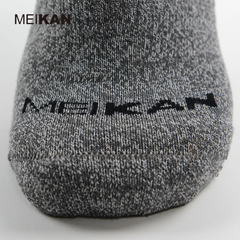 MEIKAN Men Merino Wool Socks Coolmax Outdoor Hiking High Quality Quick-drying Thicken Terry Warm Sports Socks Winter MK5108 mens socks