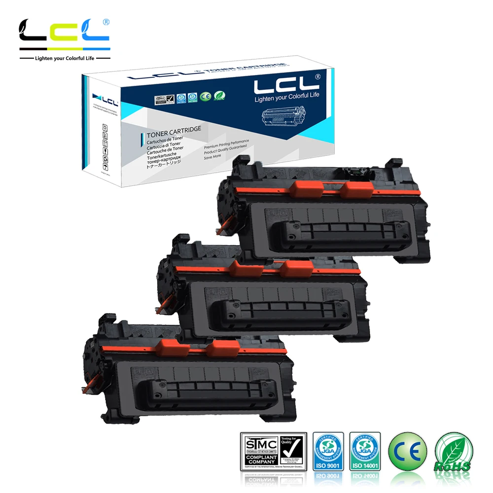 

LCL 64A CC364A 64 CC364 364A CC 364 A(3-Pack) Black Toner Cartridge Compatible for HP LaserJet P4014N/P4014DN/P4015N/P4015TN