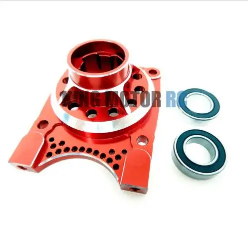 

King Motor X2 CNC Aluminum Vented Clutch Housing (red) Fit LOSI 5IVE T Rovan LT
