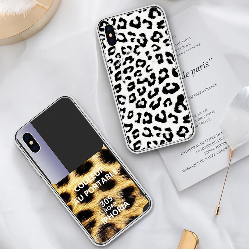 Fashion Sexy Tiger Colorful Leopard Print Panther Soft TPU Phone Case Cover Coque For iPhone 7 7Plus 6 6S 5S 8 8Plus X XS Max |