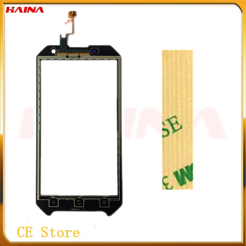 

haina 3m tape mobile phone capacitive touch screen For Blackview BV6000 BV 6000 touchscreen front glass sensor digitizer