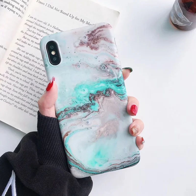 

Fashion Silicon TPU Marble Phone Case for Huawei P smart Plus P20 Pro Mate 20 lite Case Nova 3 3i Mate20 Pro Beach Cover Fundas