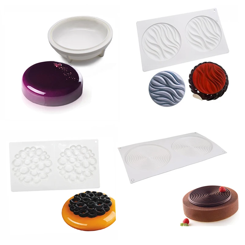 

DIY Silicone Cake Mold For Mousse Dessert Mould Irregular Shape Fondant Decoration Tool Chocolate Sugar Molds Kitchen Baking