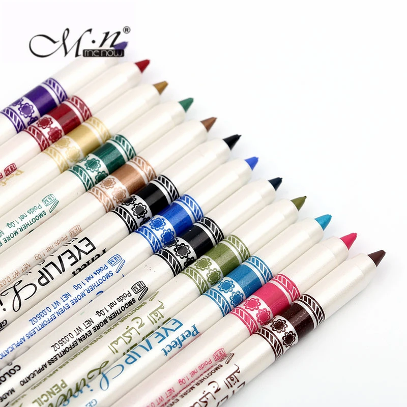 

12Pcs/set Beauty Cosmetics Glitter Eyeshadow Pen Waterproof Colorful Eye Liner Pencil Lip Eyeliner Shimmer Nude Makeup Kit MENOW