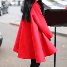 Осенне-зимнее женское элегантное винтажное шерстяное пальто длинное платье шерстяное пальто Длинная Куртка женская парка пальто размера плюс женское C3615