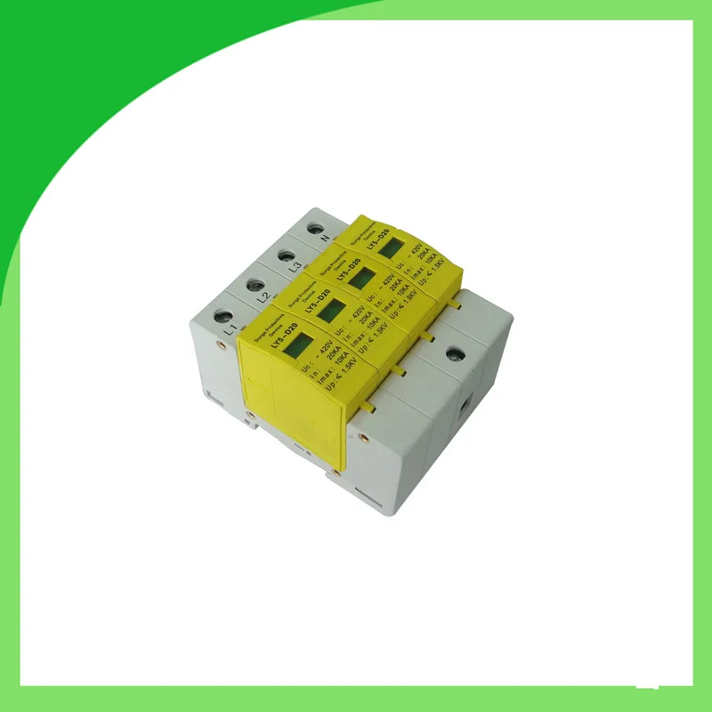 Ly5 D20 420V 20ka 4pole Surge Suppressor Lightning Surge Protectorin