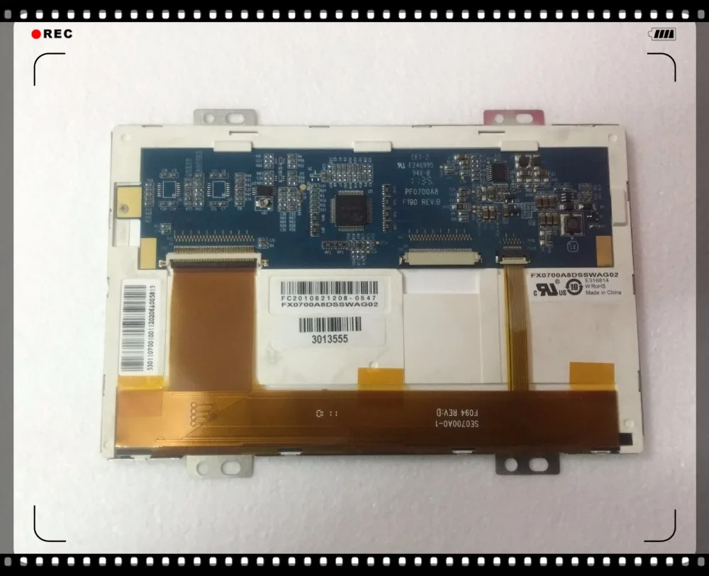 Tela de Navegação Gps Dvd Polegadas Flash F094: d Pf0700a8 F190 com Tela Touch Screen Lcd de Navegação Integrada - Imagem 5