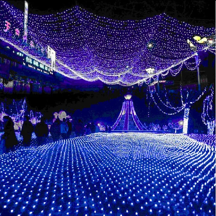 Christmas LED Net Light 6m x 4m 750 LED RGB String Lights Luminaria