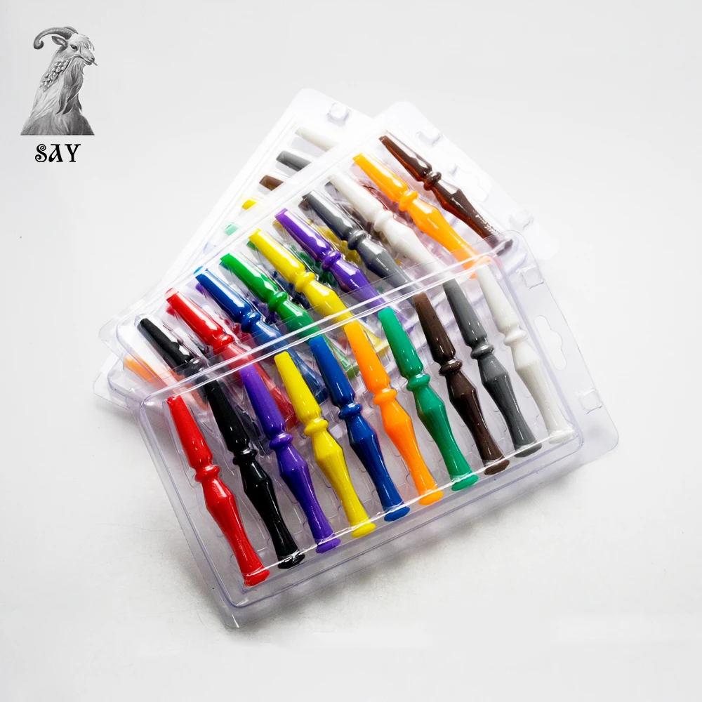 SY 10 pcs/Pack 95mm Silicone Hookah Mouth Tip washable Colorful