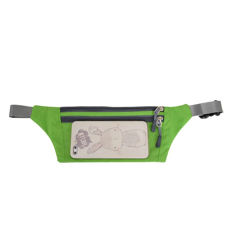

19 Color!! Small Running Outdoor Waist Bag Waterproof Nylon Unisex Sports Pack Lightweight For Phone Cash Keys Bag